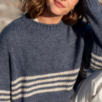 Seacoast Sweater in Navy