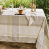 Mille Dentelles Naturel Jacquard Tablecloth and napkins