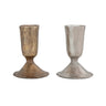 Silver and Brass Taper Candle Holder