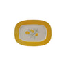 Yellow and green serving platter