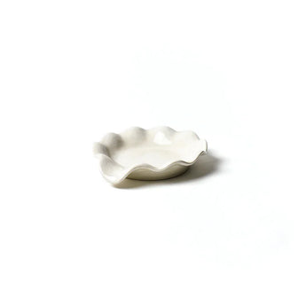 Signature White Ruffle Spoon Rest