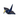 Urban Tokyo - Origami Crane Porcelain Chopsticks Rest 2"L Seigaiha Navy (12/288)