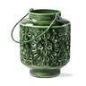 Small Aura Enamel Iron Lantern | Green