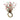 A festive Christmas-themed ring featuring a gold-toned band adorned with red and green beads, topped with multiple thin wire branches decorated with red and green glass berry-like ornaments, set against a plain white background.