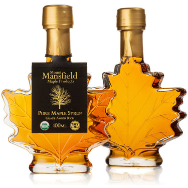 Maple Leaf  Bottle Organic Pure Vermont Maple Syrup 100ml: Grade A