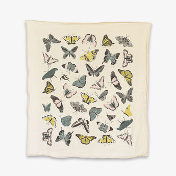 Butterfly House Natural Tea Towel