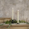 Ragon House Set of 2 Flameless LED Taper Candles in Ivory.