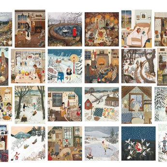 Loré Pemberton Advent Calendar | Set of 24 Mini Puzzle