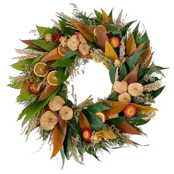 Harvest Fruit Rustic Wreath