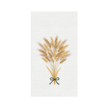 Harvest Wheat Bouquet Kitchen Towel