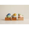 Stoneware hand-painted birds by Creative- Co Op.