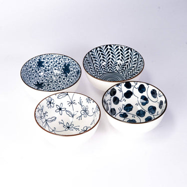 Nippon Blue & White Bowls,  10oz 4.5"