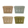 Neutral Stoneware Berry Bowl Collection in shades of beige, tan, soft blue, and green