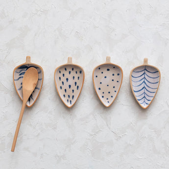 Blue & White Leaf Dish Collection