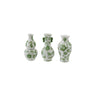 Hand-Painted Stoneware Vase with Floral Design, 3 Styles