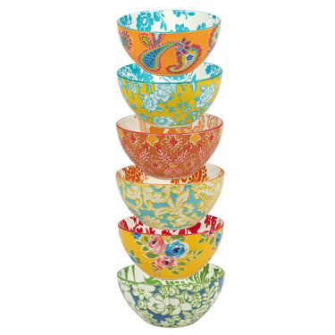 Damask Floral Bowls | 4.75"