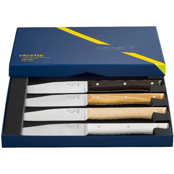 Full-Tang Facette Steak Knives