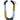 Carissa Chunky Beaded Necklace- Light Blue Chartreuse Mix