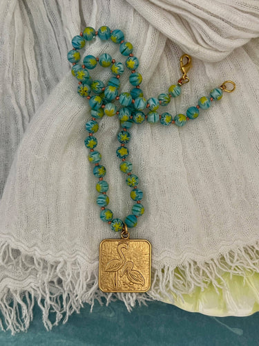 Golden Beaded Necklace