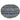 15 by 13 oval platter with cobalt blue Tahiti inlay design.