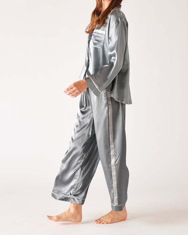 Satin Sailor Pajama Set | Silver Moon