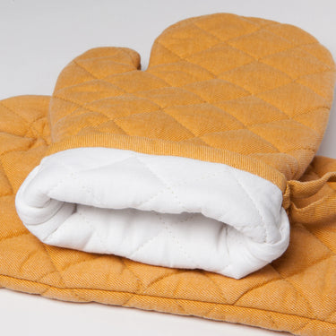 Stonewash Heirloom Ochre Oven Mitt & Potholder