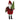 Felt Santa with Gift and Tree