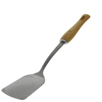 Stainless Steel and Wood Spatula