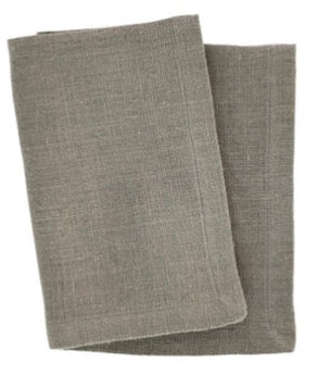 Annie Selke Stone Washed Linen Grey