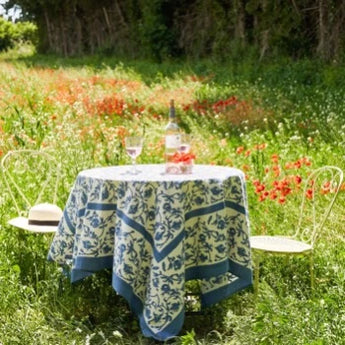 Granada Cornflower Blue Tablecloths
