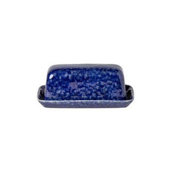 Casafina Blue Ceramic Butter Dish