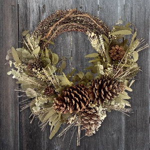 Andaluca Pinecone Wreath