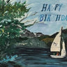 Happy Birthday Sailboat Greeting Card