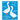 Jangneus Swedish Dishcloth - Geese, Turquoise